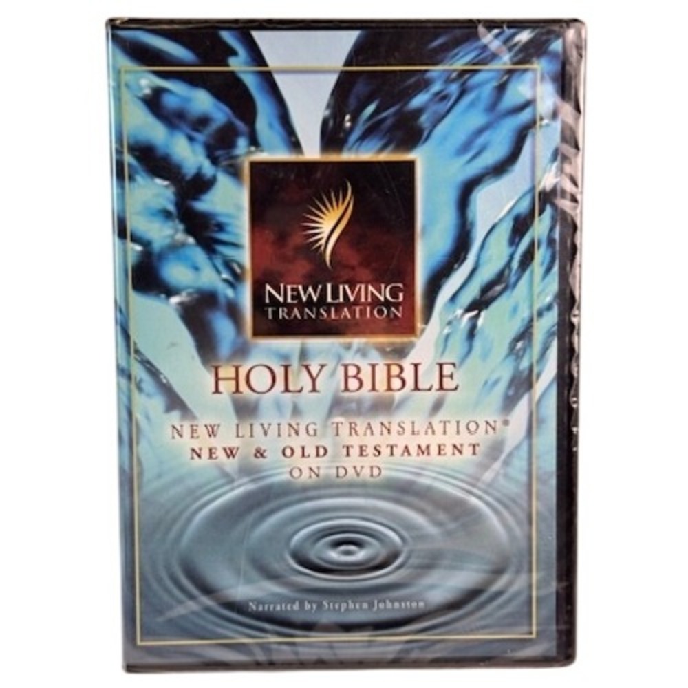 NLT Holy Bible New Living Translation New Old Testament DVD Stephen Johnston NEW